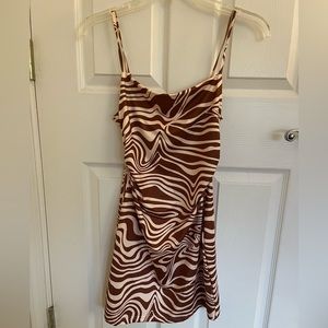Shein cowl beck dress XS